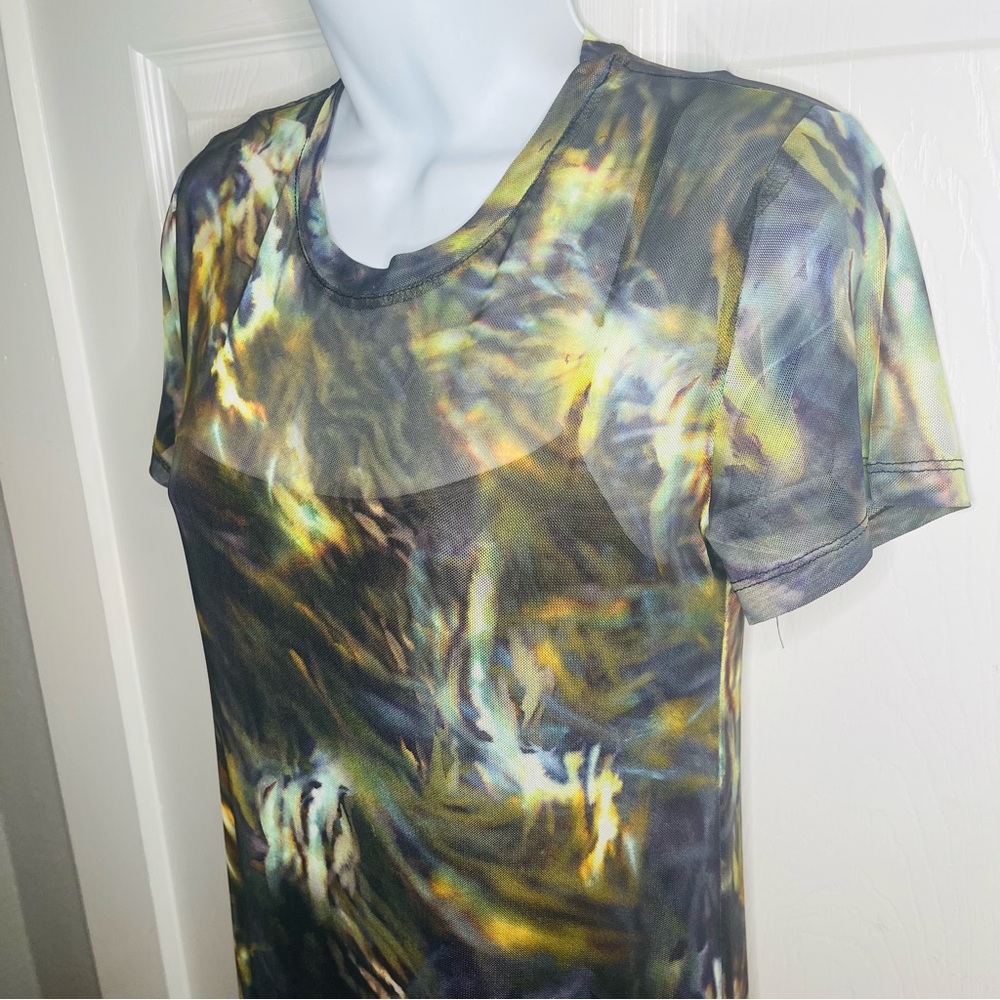 Multicolor Abstract Print Midi Dress - Picture 7 of 11